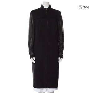 Akris Punto Black Long Sleeve Dress size 14